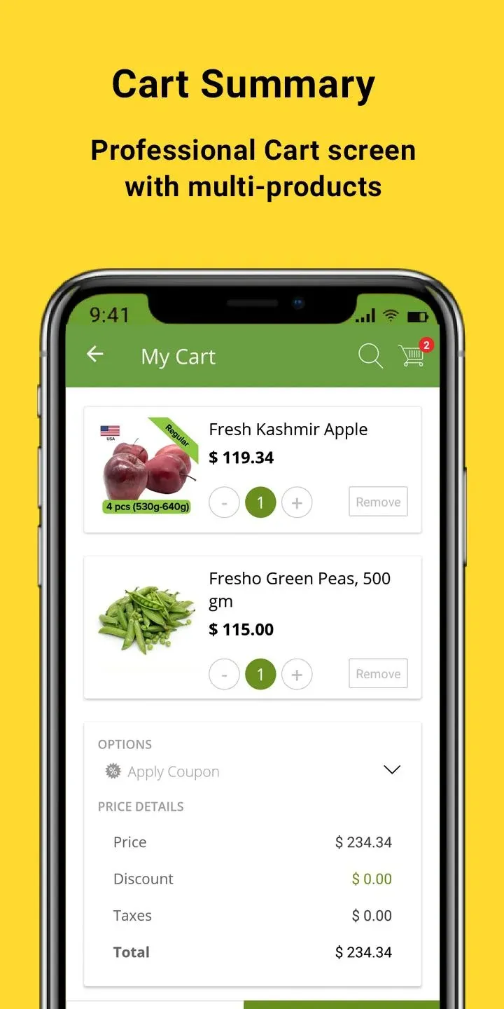 grocery mobile app company