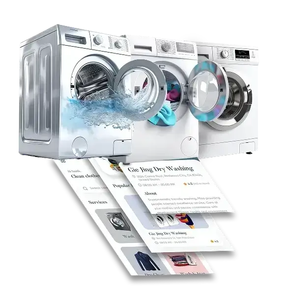 Elite Laundry App mobile application screen