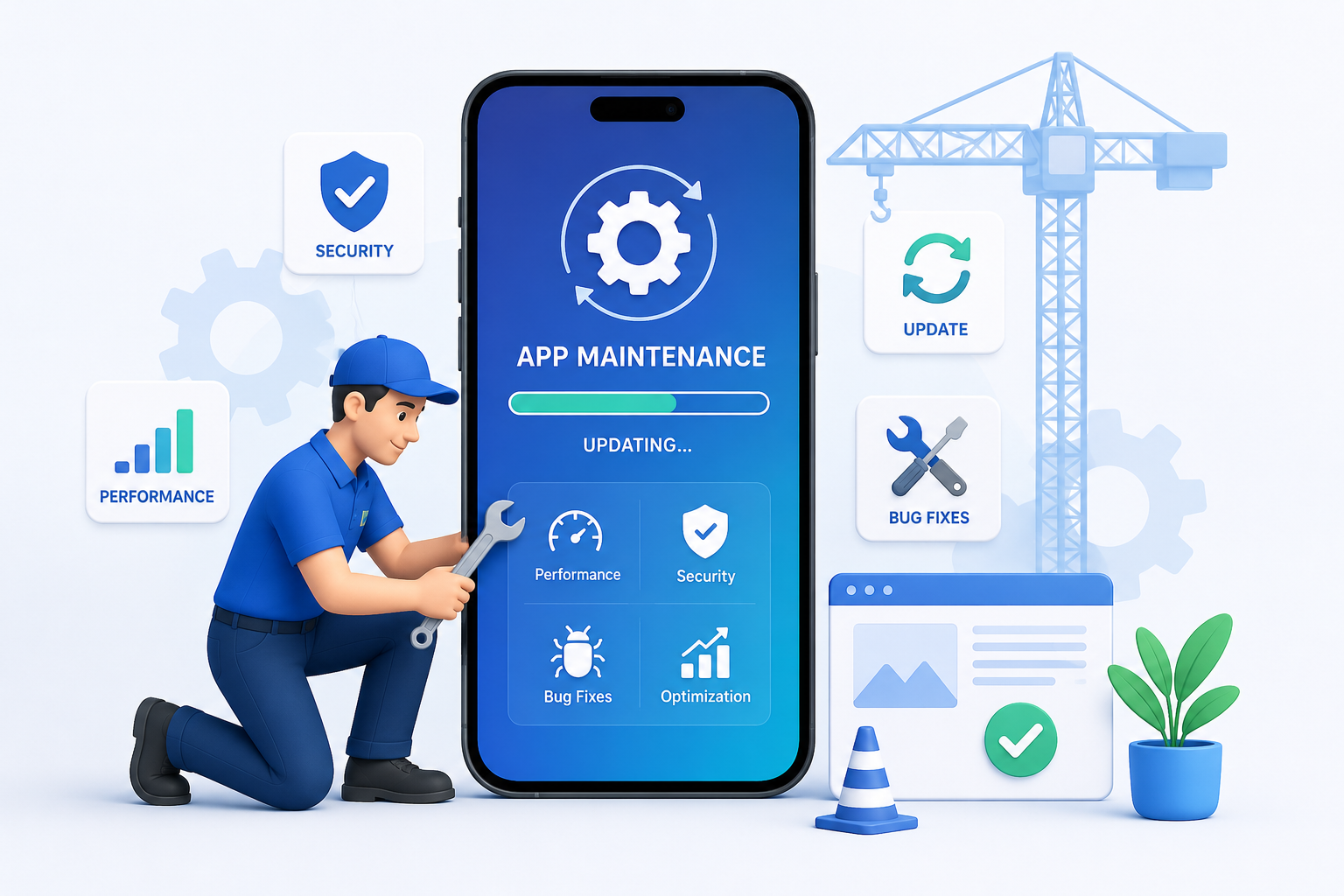 App maintenance and support